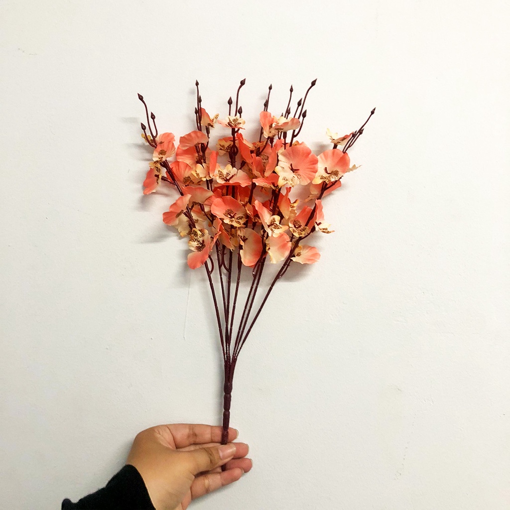 Bunga Hias Tangkai Buket Plastik Ornamen Pajangan Hiasan Dekorasi Rumah Artificial Flower Satu7an PBP155