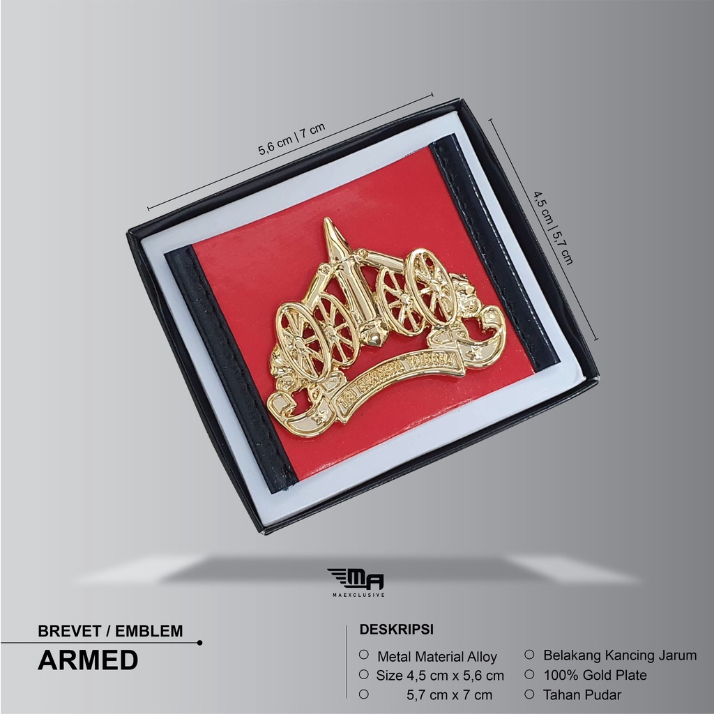 EMBLEM BARET ARMED BRIVET BREVET ARMED