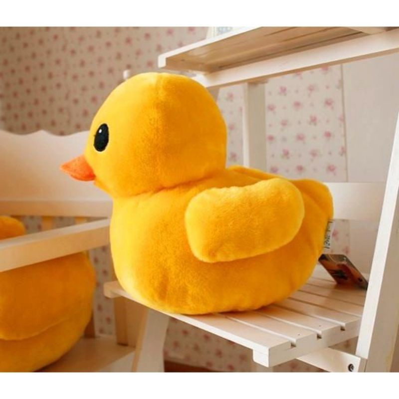 Boneka Bebek Lucu 35cm Jumbo Duck Kuning halus dan lembut Berlabel SNI