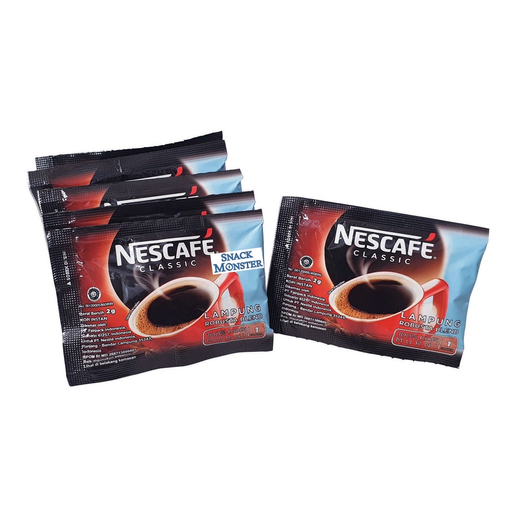 

Nescafe Clasic Sashet - Netto 10 bks x 2 gr