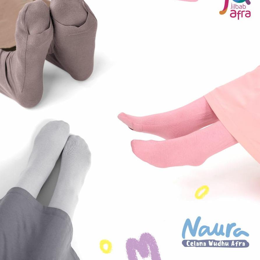 ➳ Celana Legging Wudhu Big Size Naura - Jilbab Afra ( Jilbab Arfa ) Celana Dalaman Gamis Bahan Kaos 