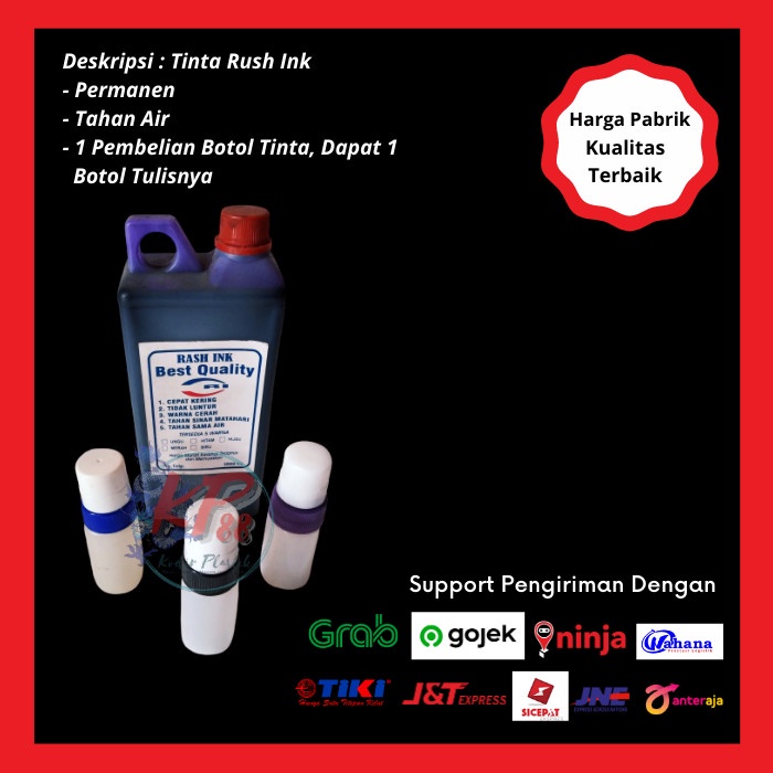 

Terlaris Tinta Karung Rash Ink / Tinta Karung Permanen