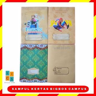 

Sampul Buku Boxy Bigbos Campus Sampul Kertas Motif dan Polos 1 PACK 20PCS