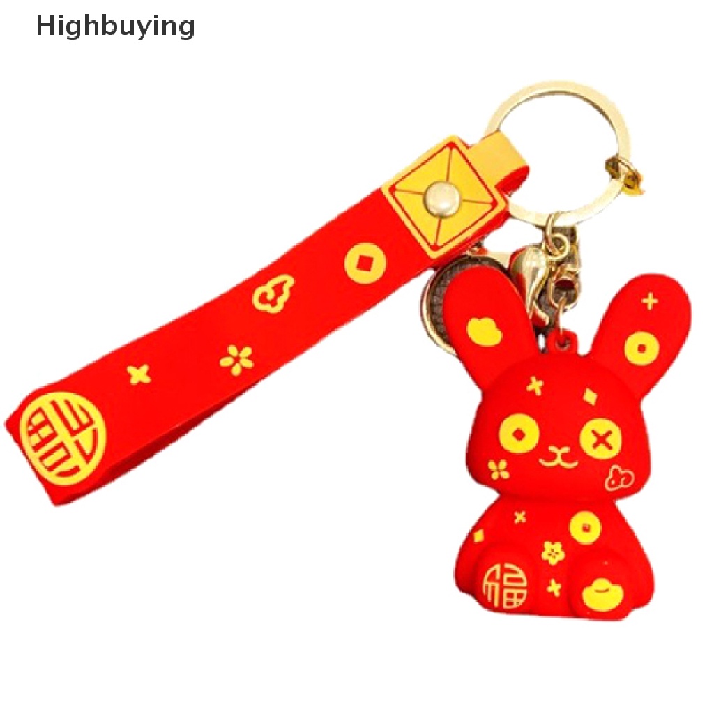 Hbid Gantungan Kunci Tahun Baru2023Gantungan Kunci Kelinci Lucu Bunny Aksesoris Gantung Dekorasi Shio Hewan Key Chain Glory