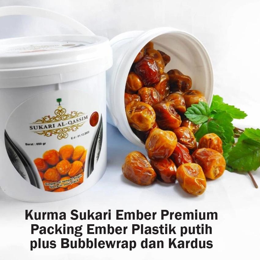 

O78 Kurma Sukari Al- Qassim 850gr Kemasan Ember Premium TELAH HADIR ワ