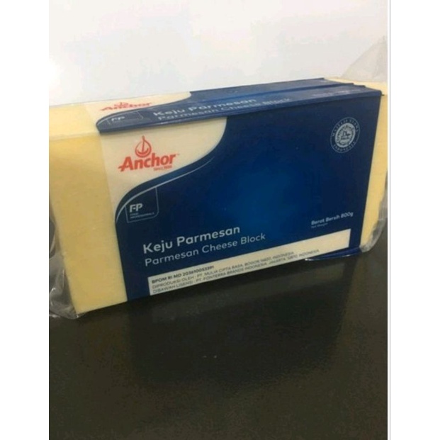 Anchor Cheese Parmesan Blok 800 Gr / Keju Blok Parmesan Anchor 800 Gr