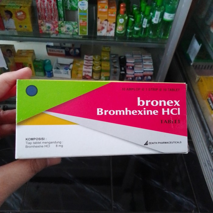 Bronex Bromhexine HCl Strip Batuk Berdahak ORIGINAL-BPOM