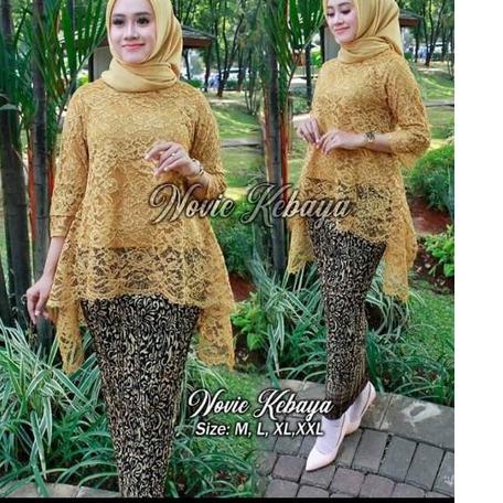 ✪ Setelan kebaya brukat rinjani by novie kebaya / kebaya traditional / kebaya pesta ✿
