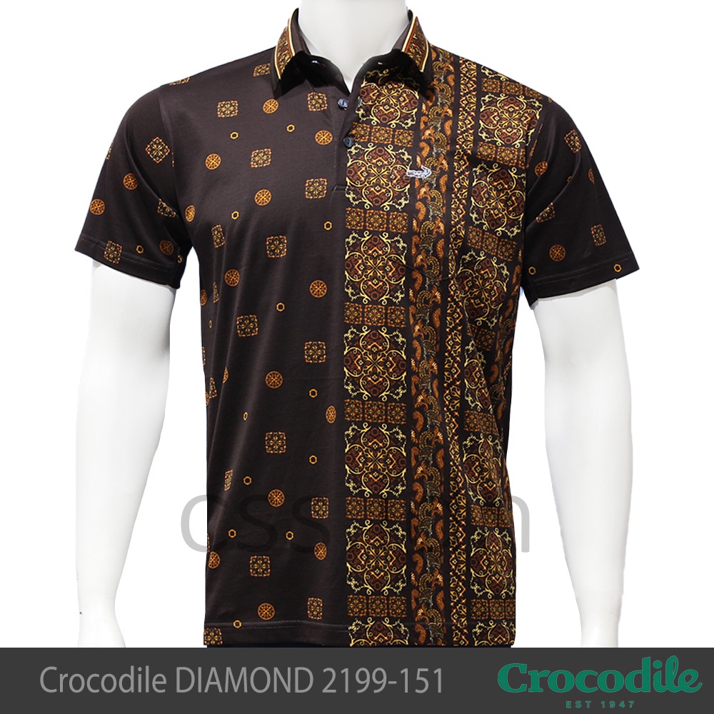 Kaos Kerah Kemeja Pria Crocodile Diamond 2199-151