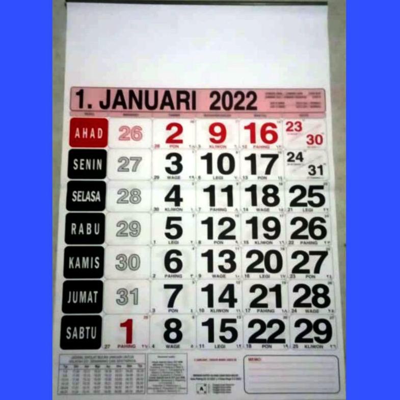 [KODE AMAZR] Kalender Dinding/Kalender Jawa/Kalender Almanak(2023) 47×30CM