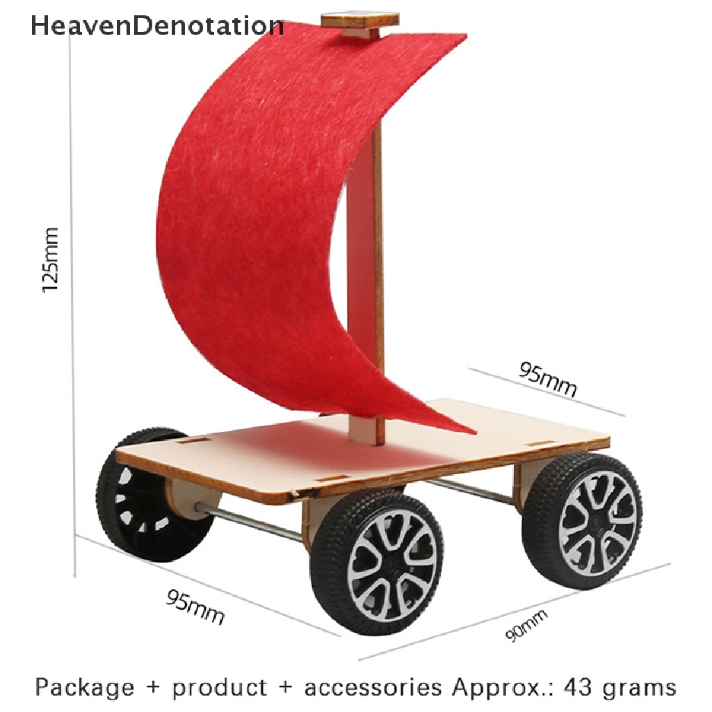 [HeavenDenotation] 1set Anak-Anak Kreatif Perakitan manual technoy Kecil DIY Gaya Layar Mobil HDV
