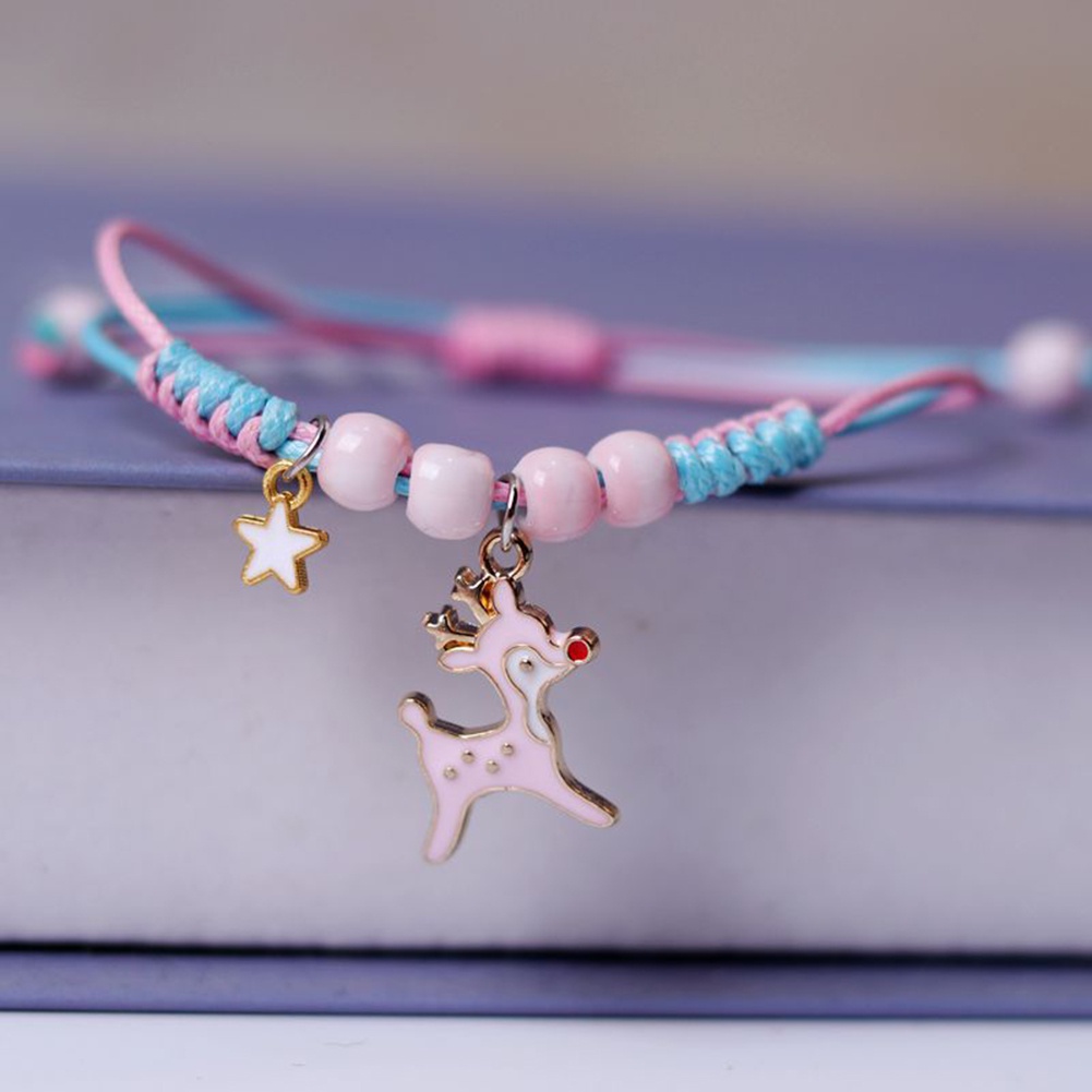 Ipc Gelang Serut Anyaman Adjustable Fashion Bracelet Bunga Simpul Keberuntungan Gelang Untuk Wanita Aksesoris Fashion