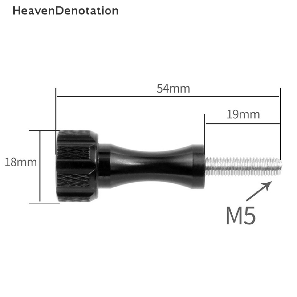 [HeavenDenotation] Thumb Screw Bolt Nut for GoPro 9 / 8 insta360 one X2 Sports Camera Fixing Screw HDV
