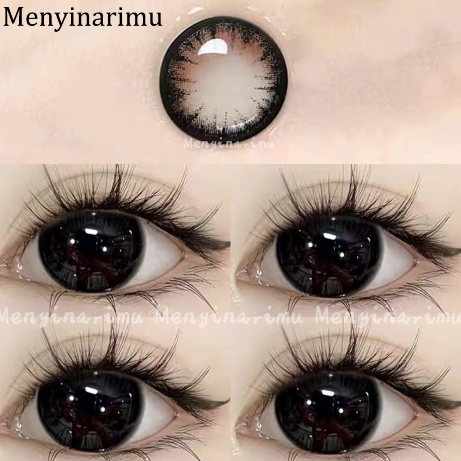SOFTLENS NATURAL KOREA NEW MORE DUBAI (NORMAL) SOFTLENS 1 PAKET LENGKAP CAIRAN DAN ALAT 14MM-14.5MM MINUS 0.00 BIG EYES LENSA WARNA SOFLEN MODEL TERBARU 2022 BEAUTYEYE BLACK-BEAUTYEYE-BLACK🔥
