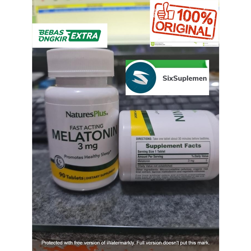 Natures Plus Melatonin Fast Acting 3mg isi 90 (3mg)