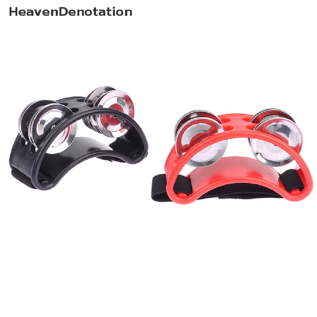 [HeavenDenotation] Drum Iringan Kaki Jingle Drum Rattle Tamborin Alat Perkusi HDV