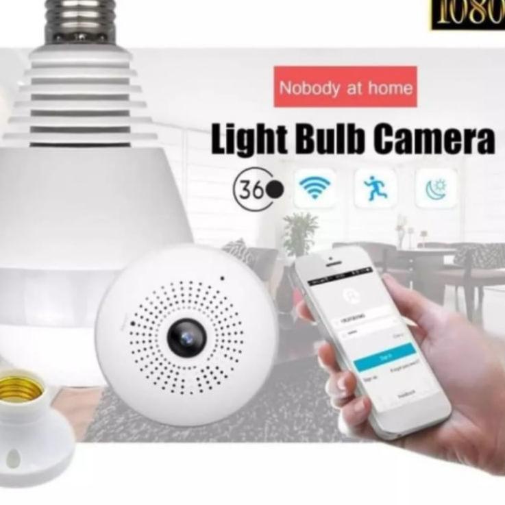 Hot Selling Kamera CCTV IP Camera V380 BOHLAM LAMPU 360 View Wifi Wireless / CCTV Bola Lam