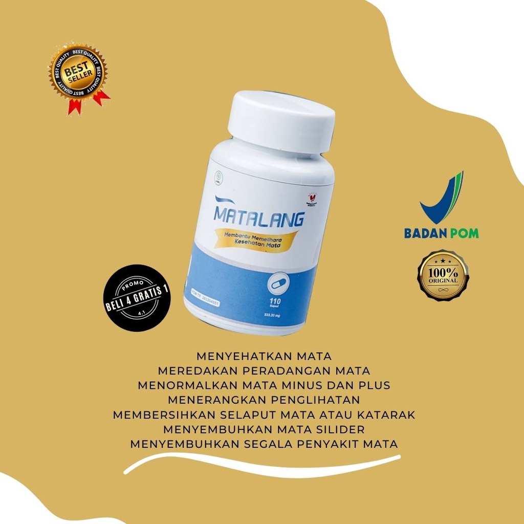 Obat HERBAL kapsul mata katarak paling ampuh bpom | Obat kapsul mata katarak tanpa operasi 100% ORIG