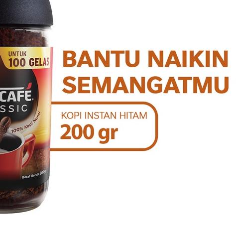 

✲ NESCAFE Classic Kopi Instan Kopi Hitam 200g Jar ♠