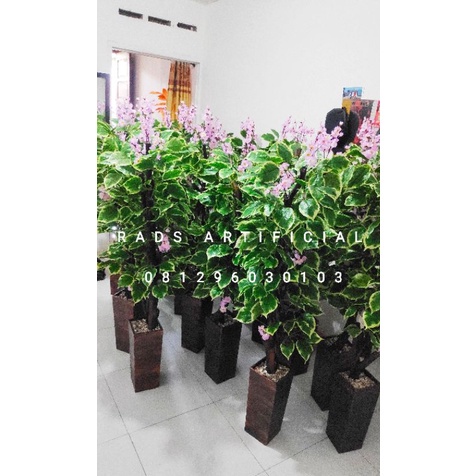 PROMO POHON HIAS SUDUT KEMBANG HIAS SUDUT RUANG TAMU 120CM