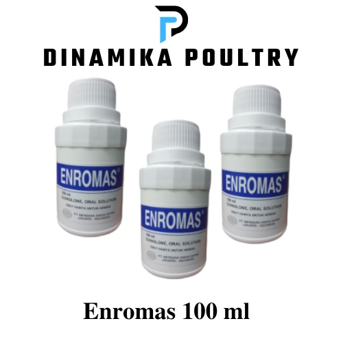Enromas 100 ml Obat Ayam CRD, Snot, Cholera, Batuk, Diare