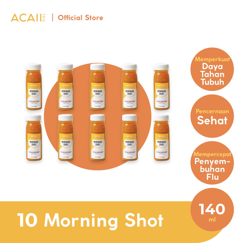 

Acaii Tea 10 Morning Shot Package (10x140ml)