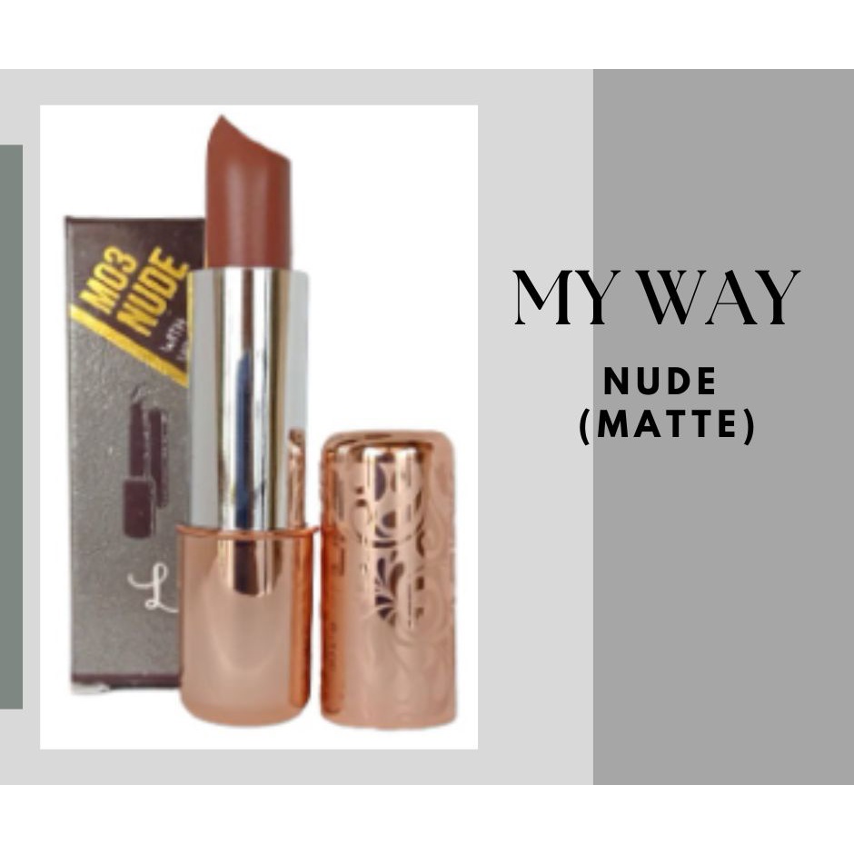 Batrisyia Lipstik - Lipstick gincu lipstik nude (matte)