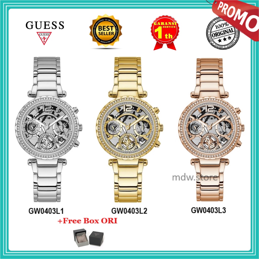 Guess Original Type GW0403L1 GW0403L2 GW0403L3 Jam Tangan Wanita