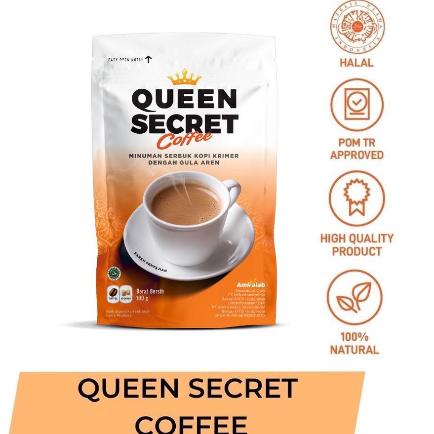 

AMIRALAB Queen Secret Coffee Minuman Kopi Herbal Solusi Membantu Kesehatan Wanita 100 Gr ,.