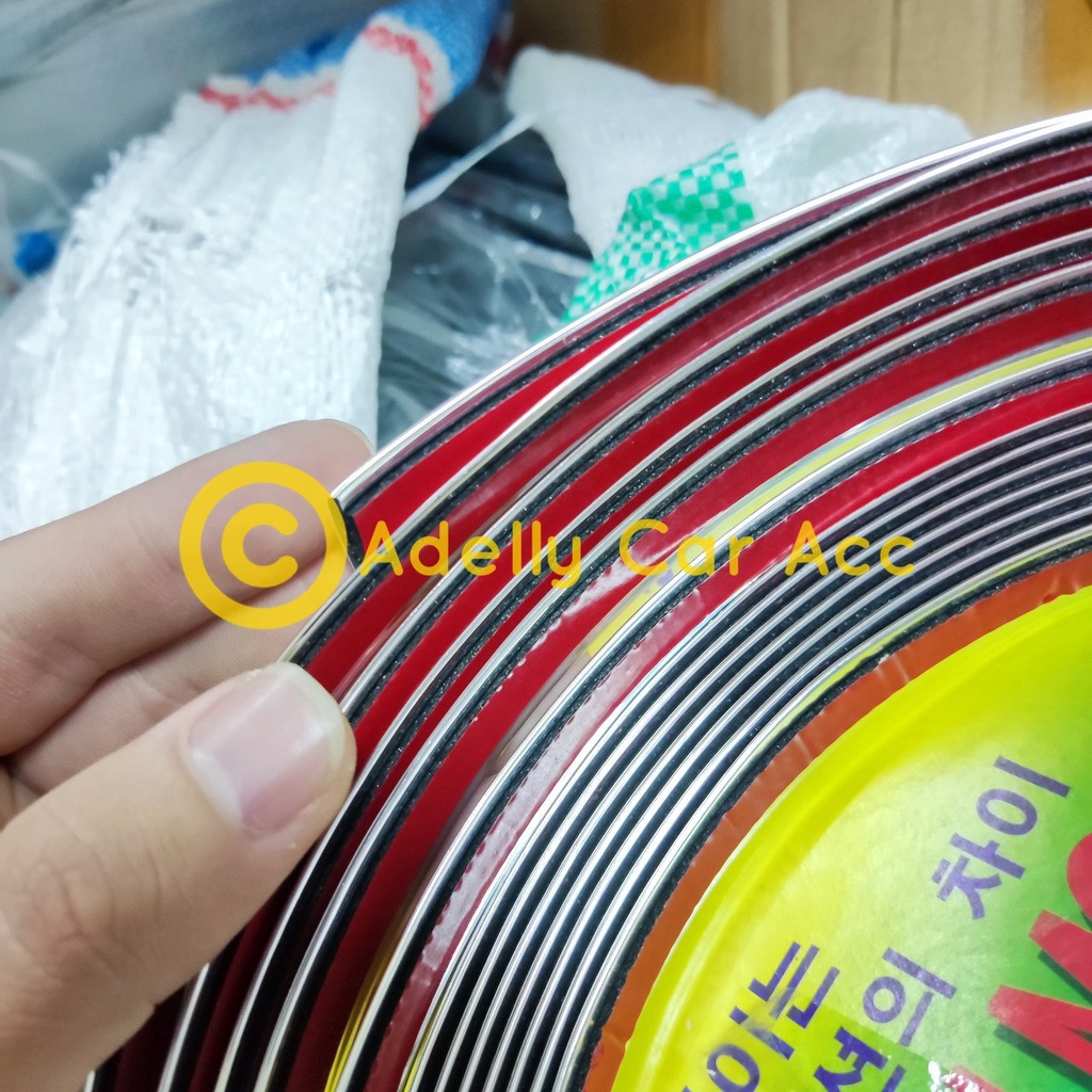 List Chrome Mobil / Lis Body Moulding Mobil Universal - 8 mm