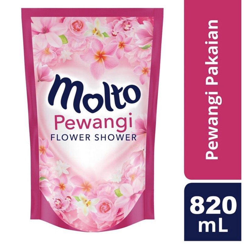 MOLTO PEWANGI REF FLOW SHOWER 820ml
