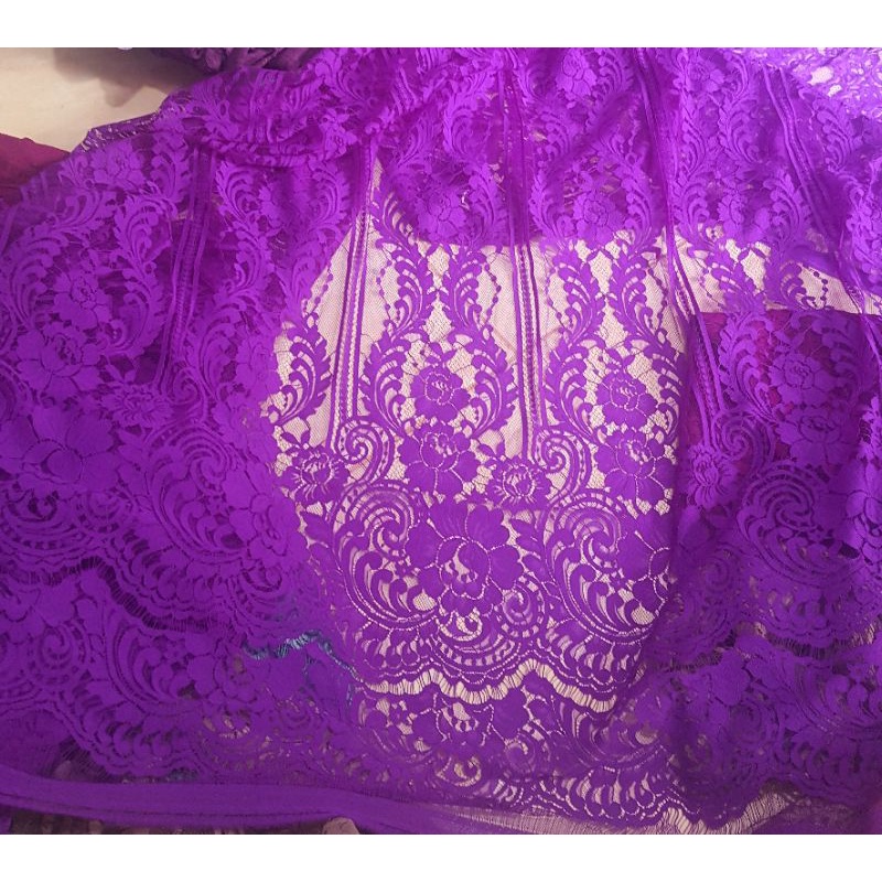 kain kebaya semi prancis full katun Grade A