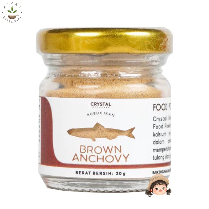 Crystal of the Sea Brown Anchovy Food Powder 20gr - Bubuk Teri Jengki