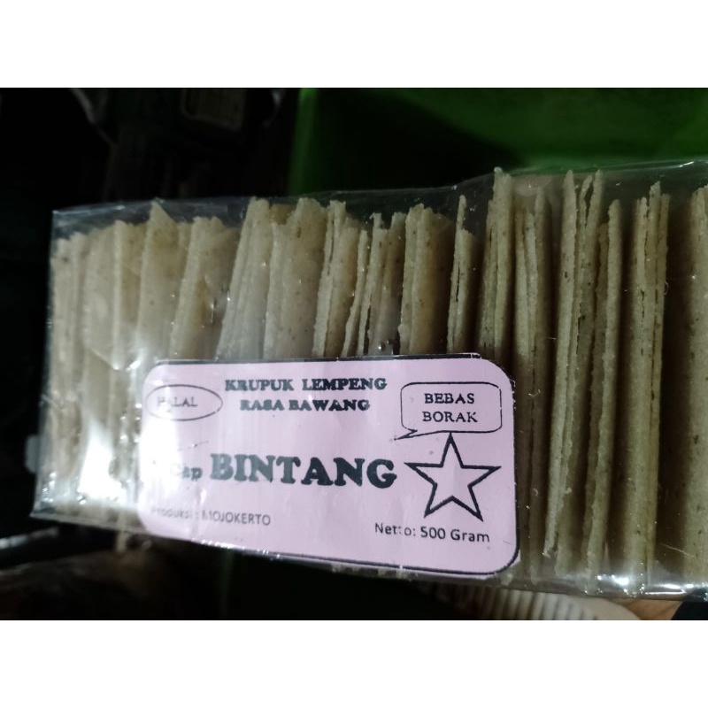 

500g Krupuk Lempeng Rasa Bawang Gurih Dan Renyah