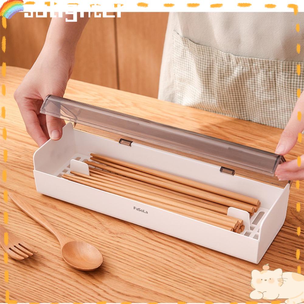 Solighter Tempat Sumpit Garpu Sendok Tahan Lama Organizer Alat Dapur Cutlery Dryer Drainer Shelf