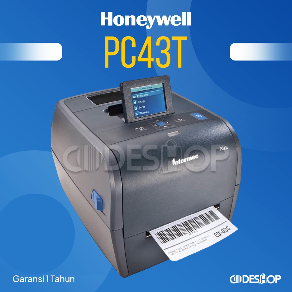 Printer Label Honeywell Intermec PC43T Cetak Barcode Resi 203 DPI