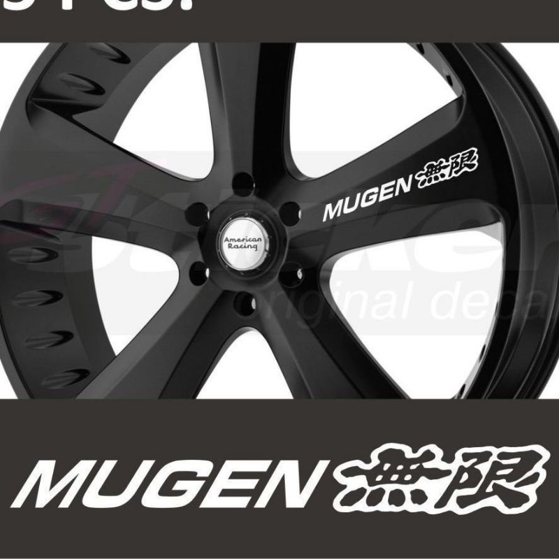 Stiker Velg Mobil Mugen / Stiker Velg Mobil Honda / Stiker Velg Mobil Variasi / Stiker Velg Mobil Ke