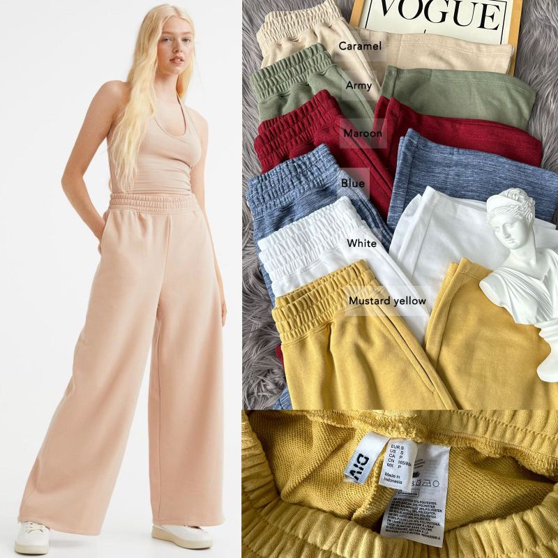 Hm jogger basic // Hm wide jogger pants