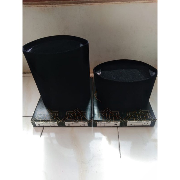 Kopiah Songkok Peci Kopyah Ac Polos Tinggi 15 cm 20 cm 25 cm 30 cm PREMIUM