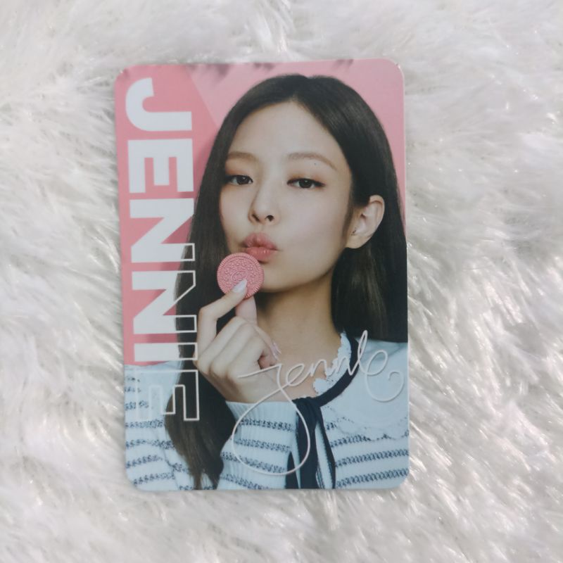 OFFICIAL PHOTOCARD PC OREO JENNIE BLACKPINK