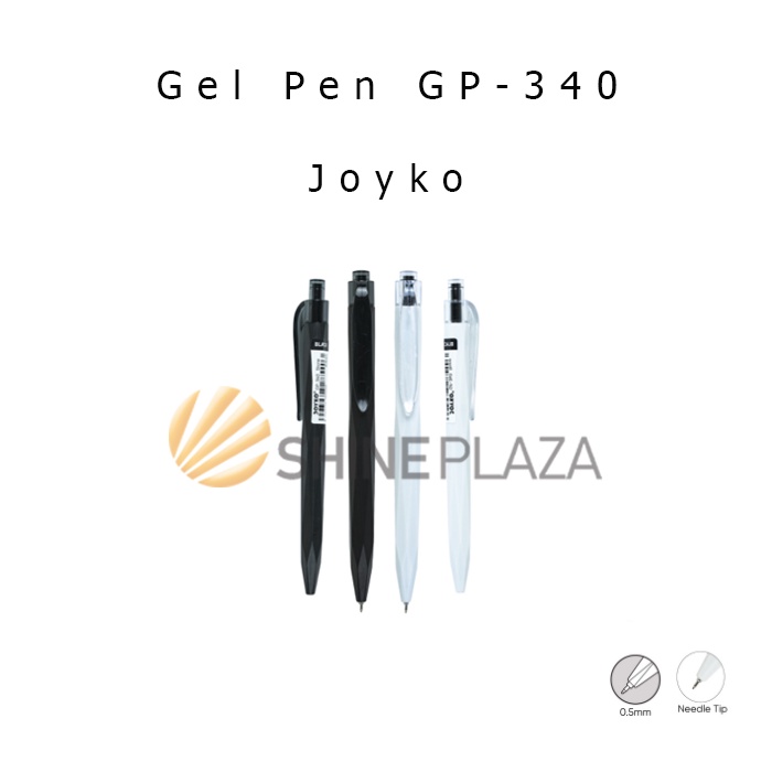 

Pulpen Gel Joyko Stone GP-340 0.5mm - Bolpen Pena Gel Hitam 0,5 mm