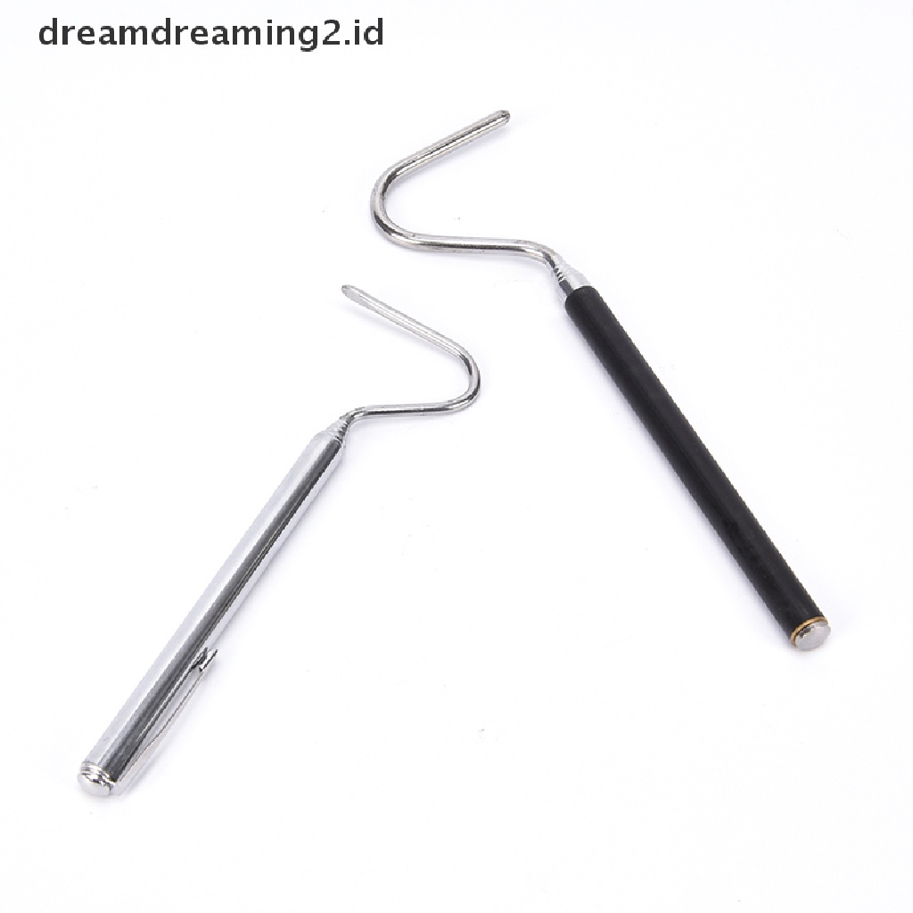 (dream) Pin hook adjustable Teleskopik stainless steel snake Reptil Menangkap hook.