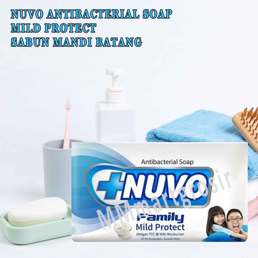 Nuvo Sabun Antibacterial / Sabun Batangan / 72g