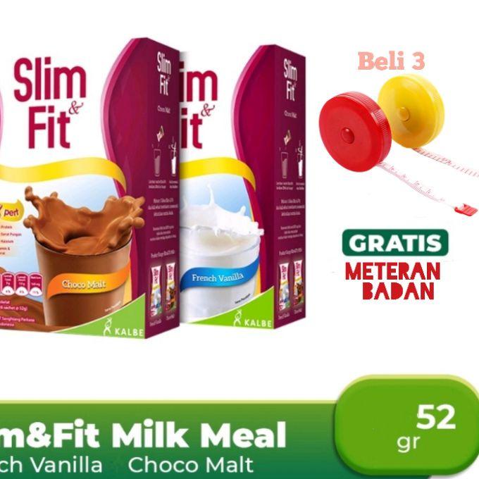 

✨Original✨ Susu Slim & Fit Milk 6x52gr Vanila atau Coklat/ Slim Fit Susu Kalbe/ Slimfit susu diet / Slim Fit Coklat Vanila / slim&fit susu Kalbe 