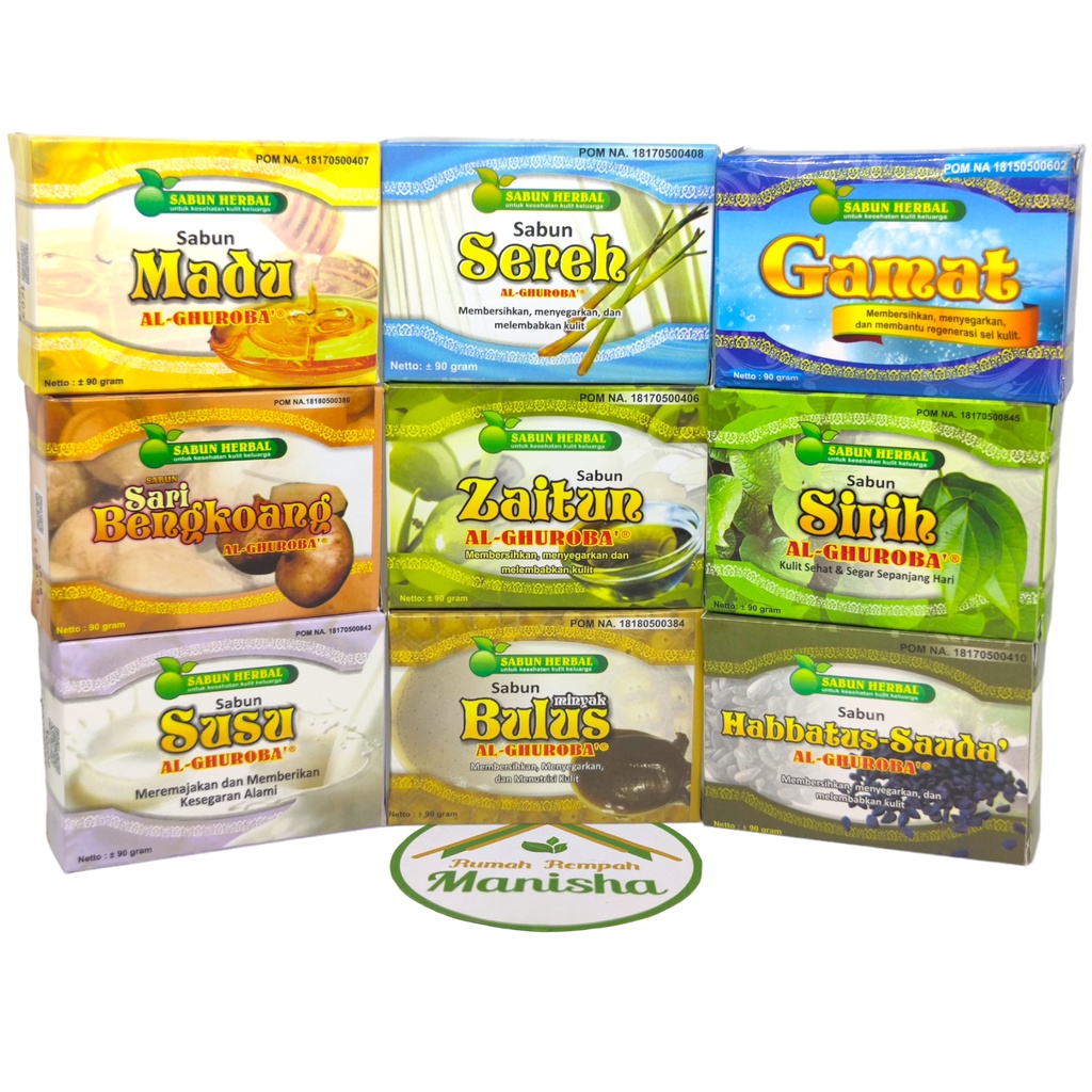 Sabun Habbatus Sauda' Herbal Al-Ghuroba 90gr