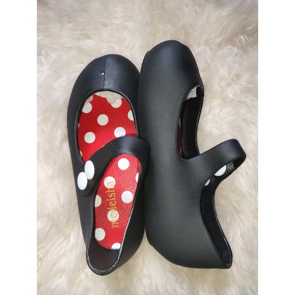 Sepatu Anak Kancing Jepret full black Meileisha (23-30)