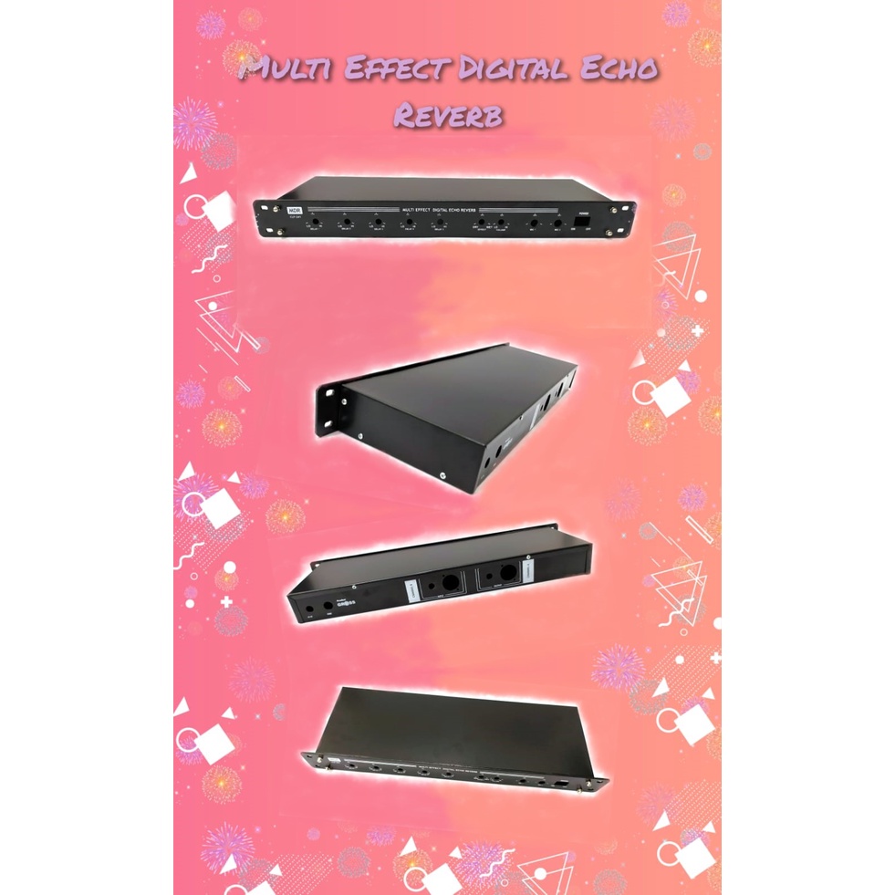 Box Multi Effect Digital Echo Reverb CLF241