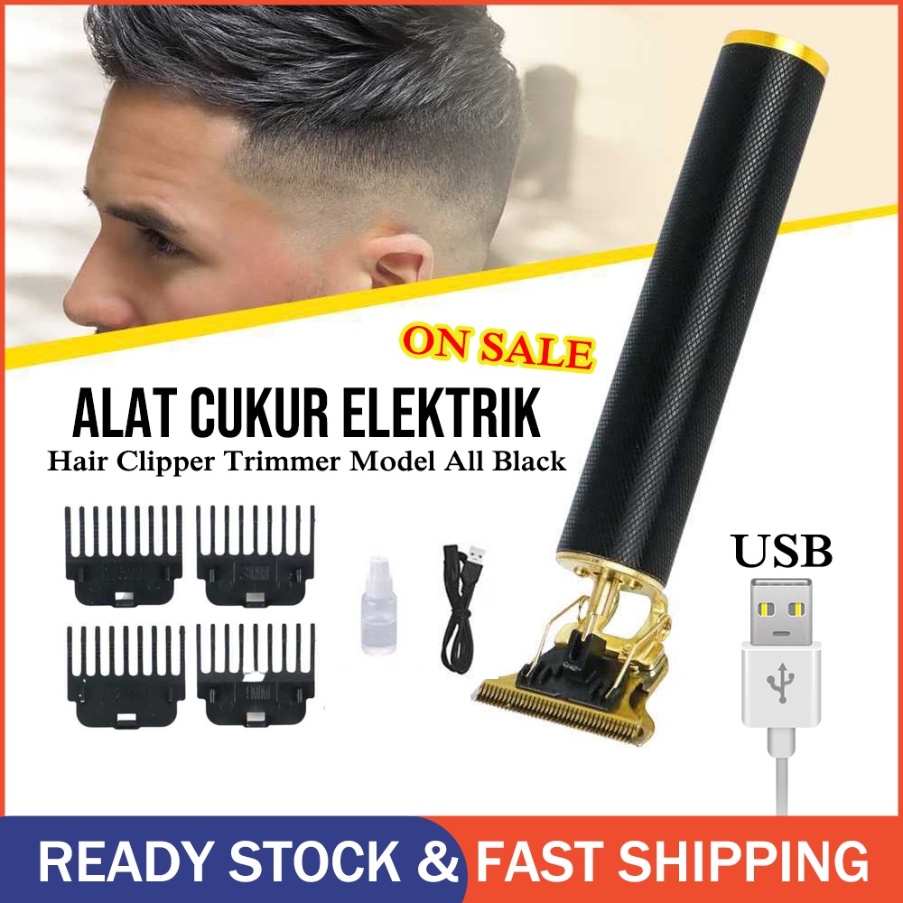 Kemei Mesin Cukur Rambut Cas T9 / Alat Cukur Elektrik Profesional Hair Trimmer Detailer Cordless / Pisau Cukur Jenggot