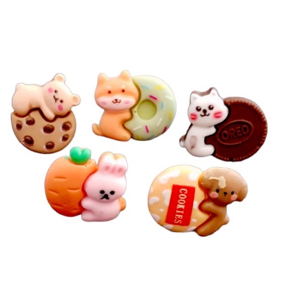 BROSS PIN BONEKA KARAKTER MIX 5PCS