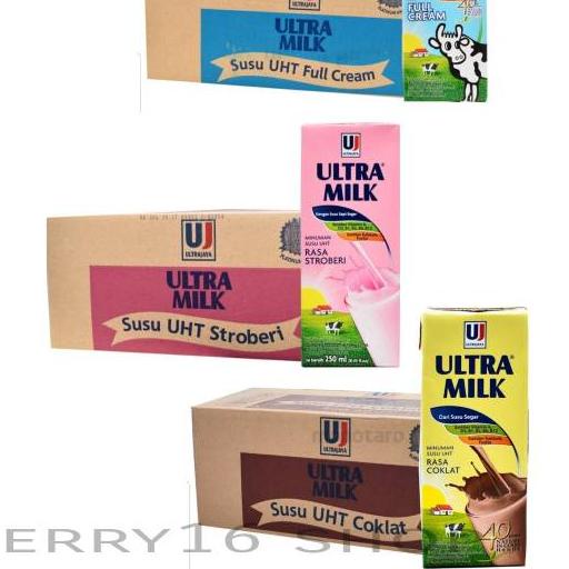 

♩ SUSU ULTRA 250 ML isi 24 pcs. ♞